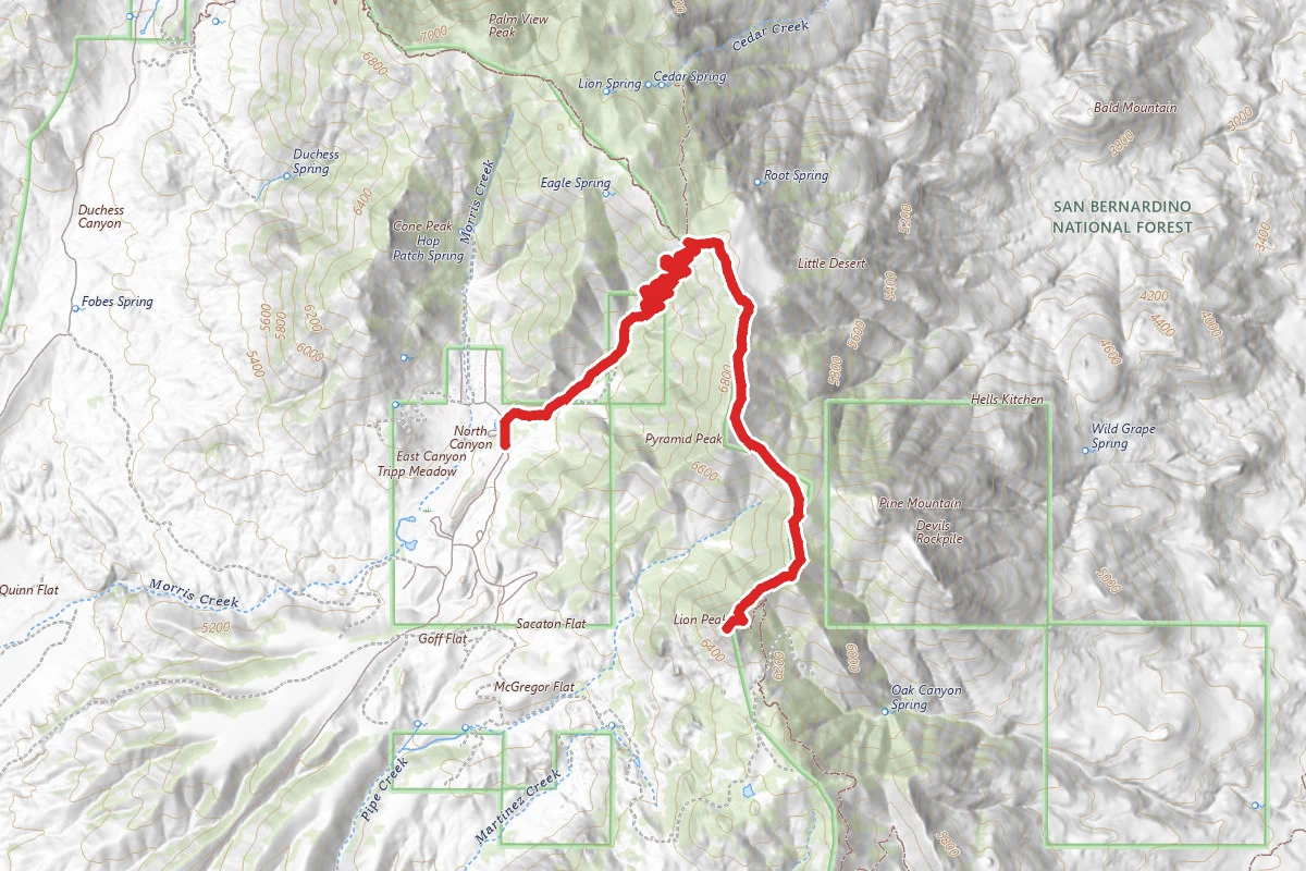 Lion Peak Trail