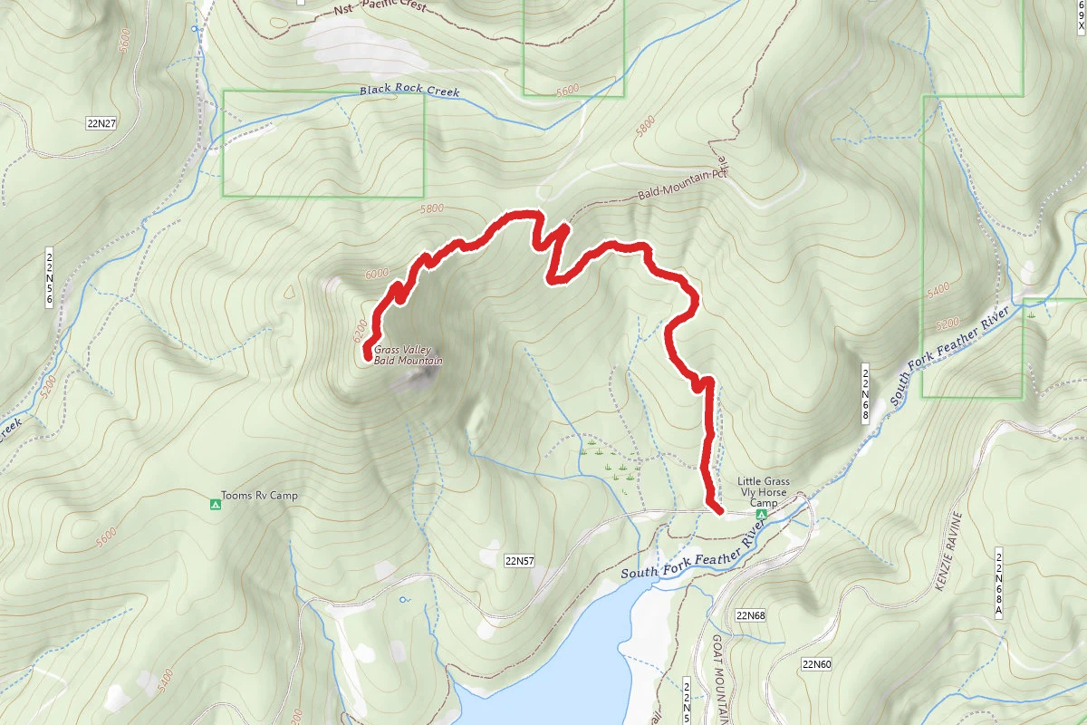 Grass Valley Bald Mountain