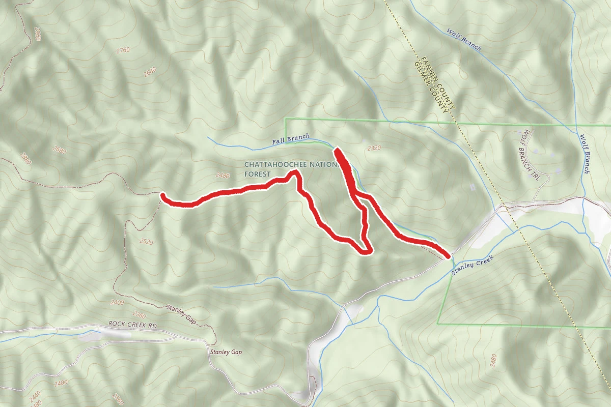 Benton Mackaye to Stanley Gap Trail