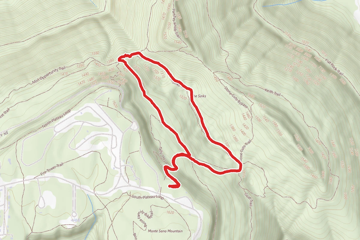 Sinks and Mountain Mist Loop