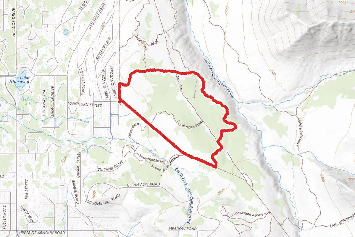 Gasline, Rock Meadow, Blueberry Hollow, White Spruce