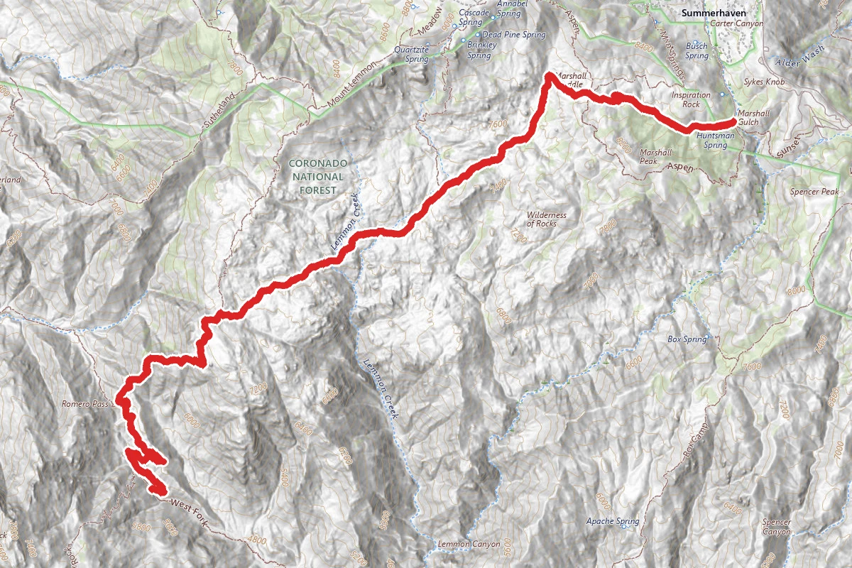 Wilderness of Rocks Trail