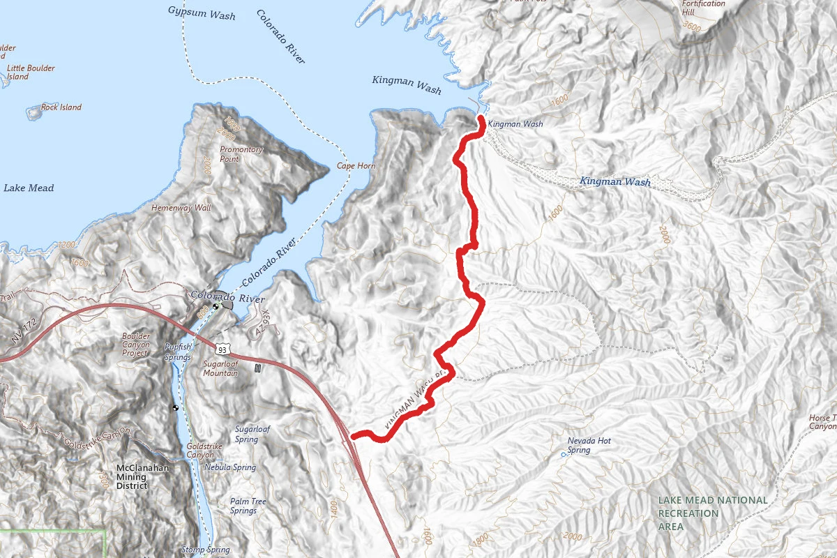 Kingman Wash Road