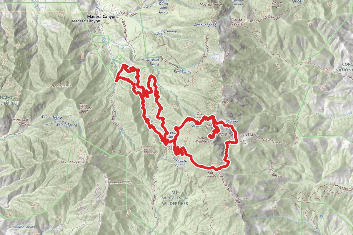 Mount Wrightson Figure 8 Loop