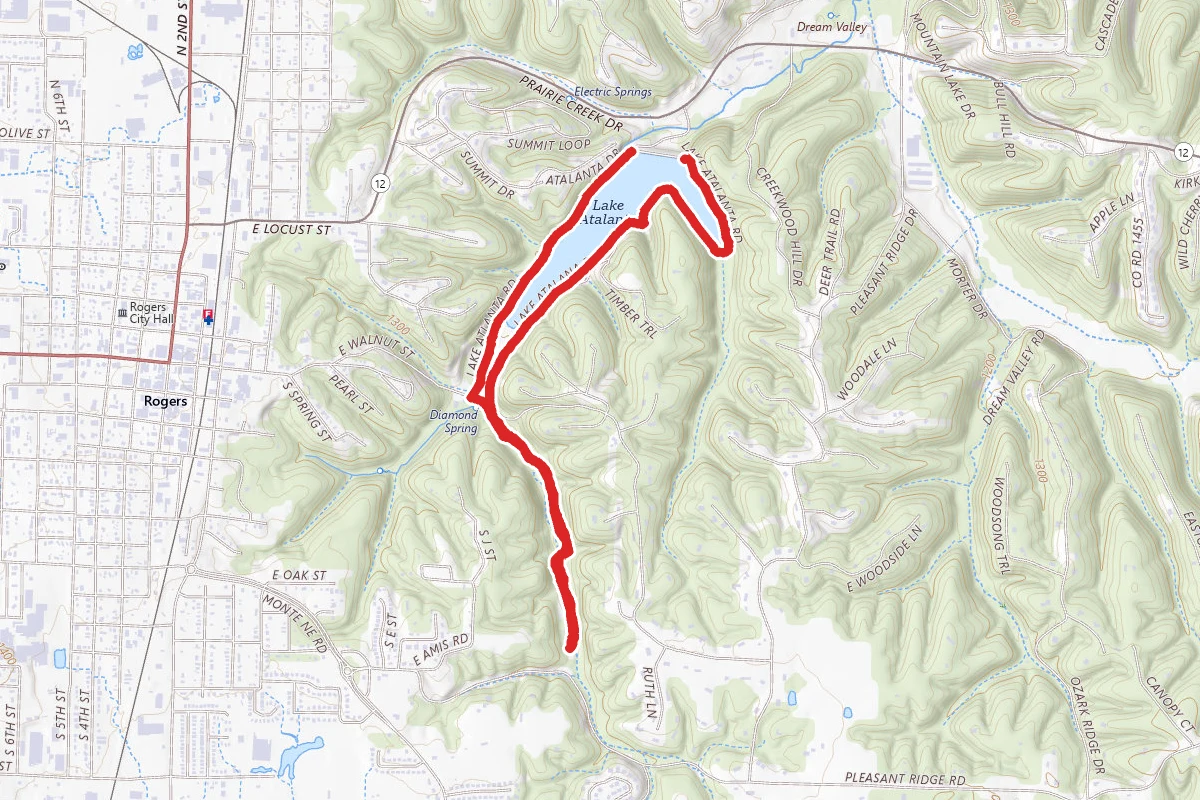 Lake Atalanta via Pleasant Ridge Trail