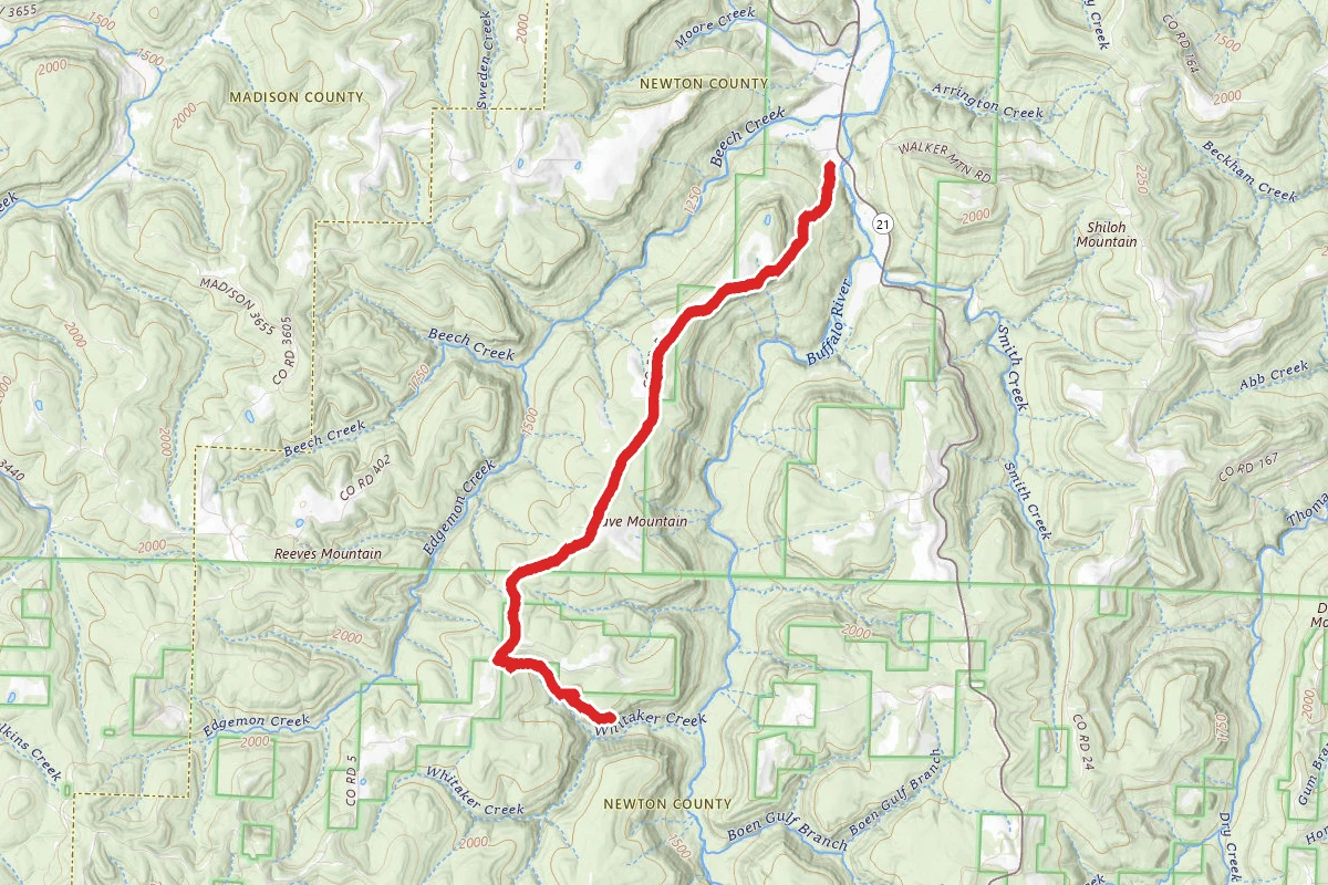 Cave Mountain to Hawksbill Crag