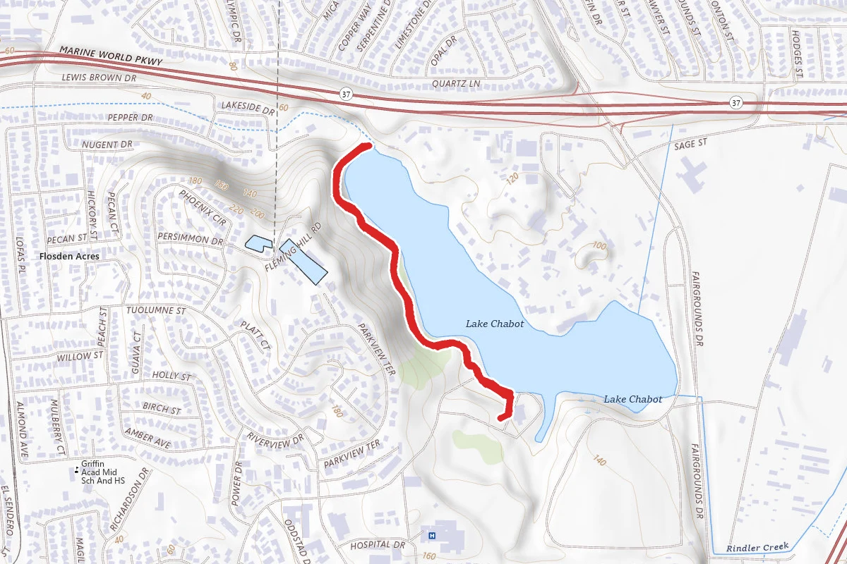 Dan Foley Park Lake Chabot Trail