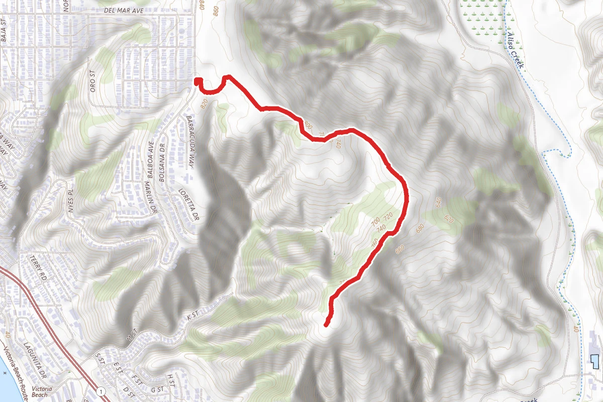 Moulton Meadows to Montage Peak