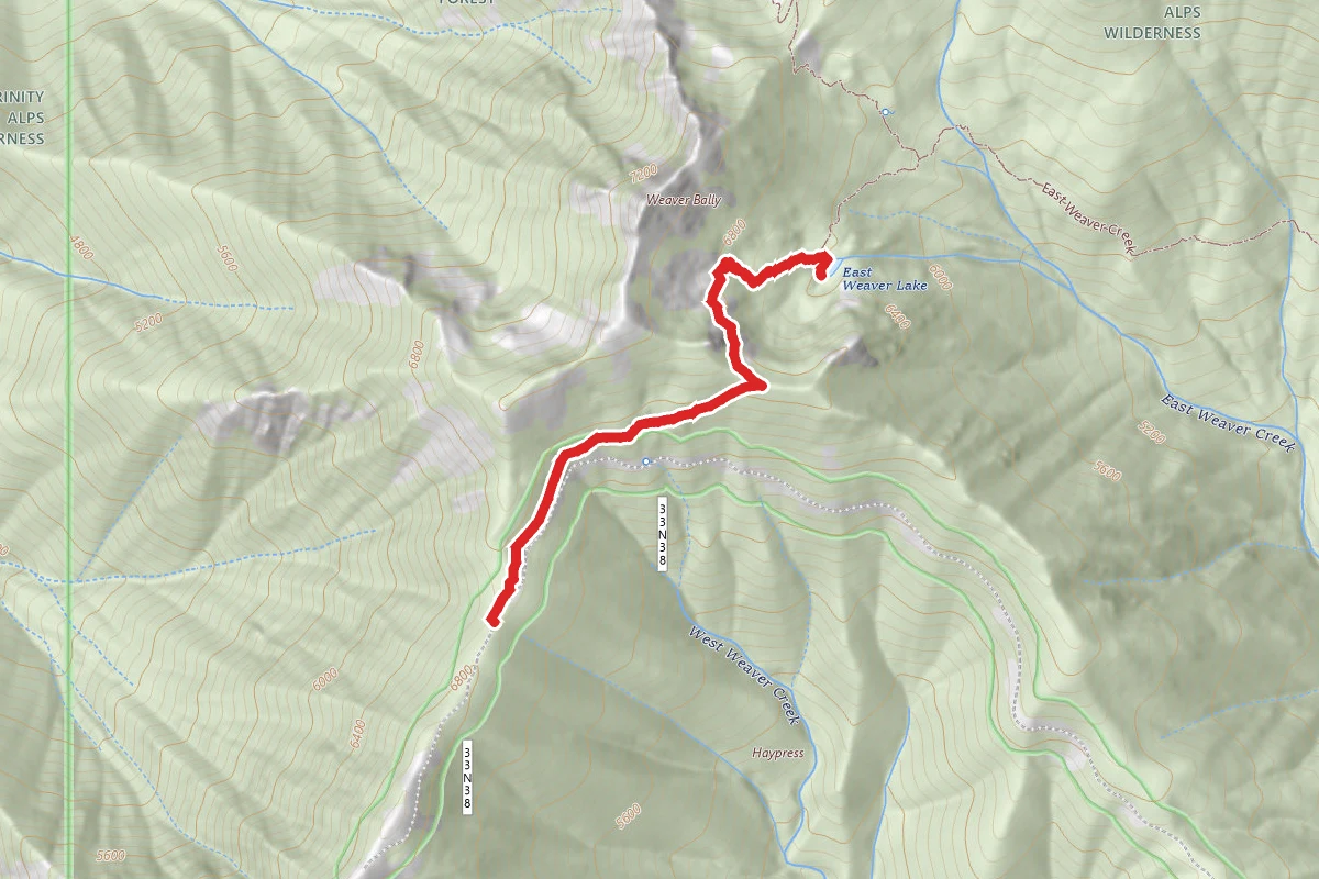 East Weaver Lake Trail