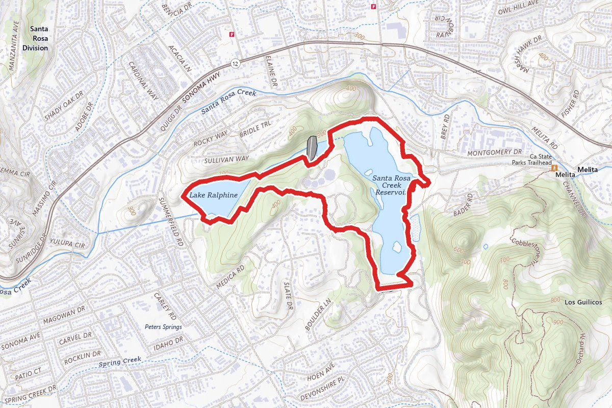 Spring Lake to Lake Ralphine