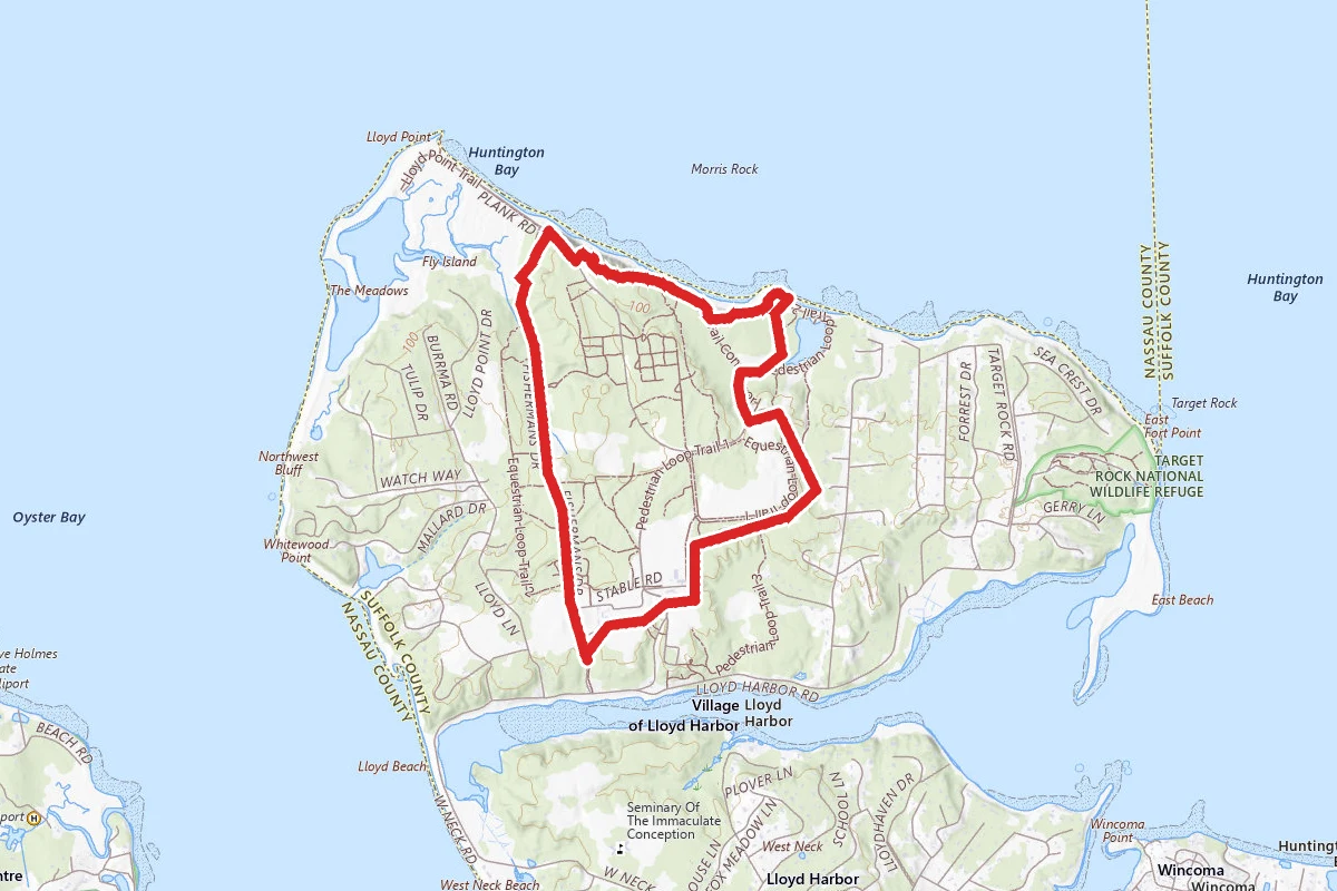 Caumsett Mountain Bike Trail