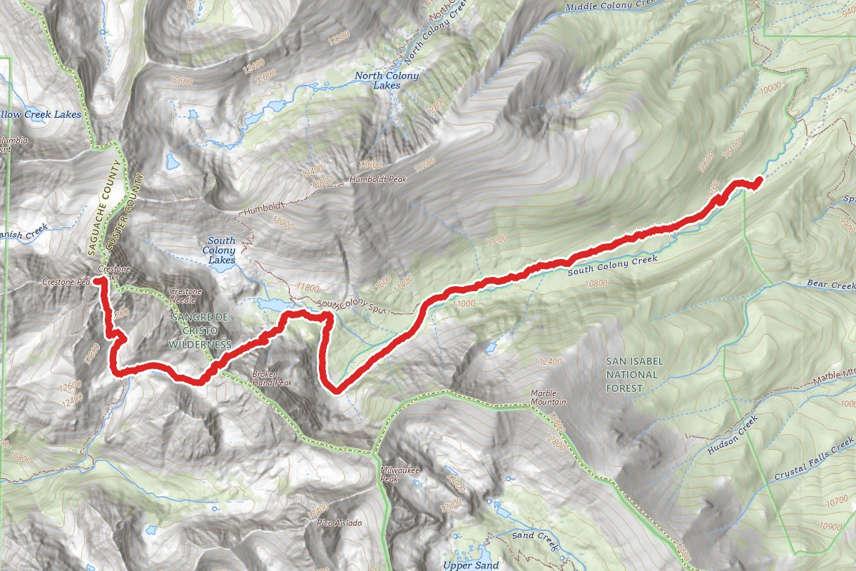 Crestone Peak Trail