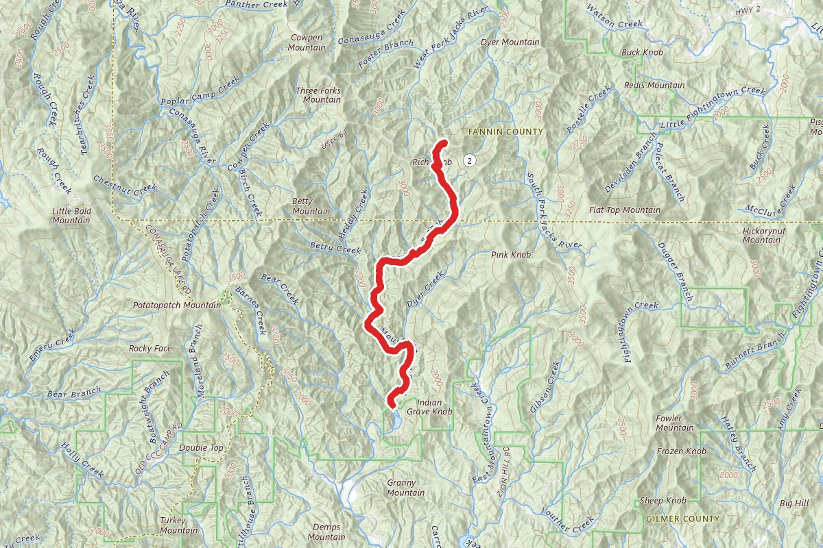 Mountaintown Creek Trail
