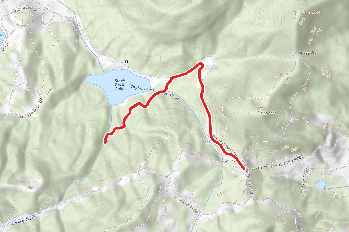 Blackrock Mountain Waterfall Trail