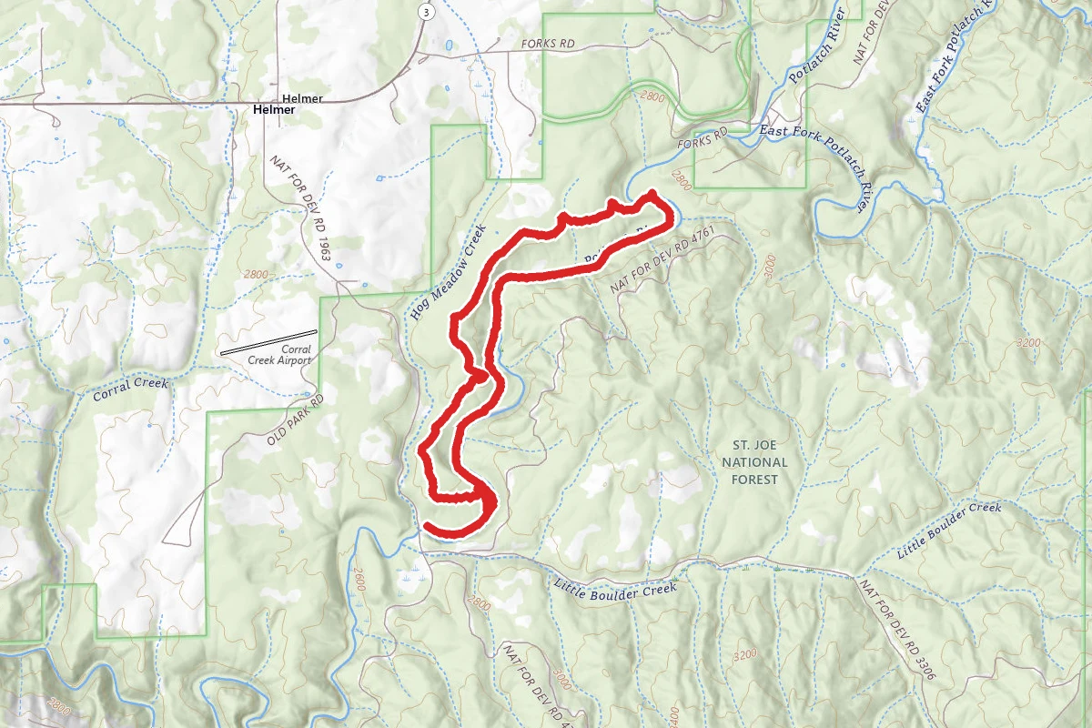 Potlatch Canyon Trail