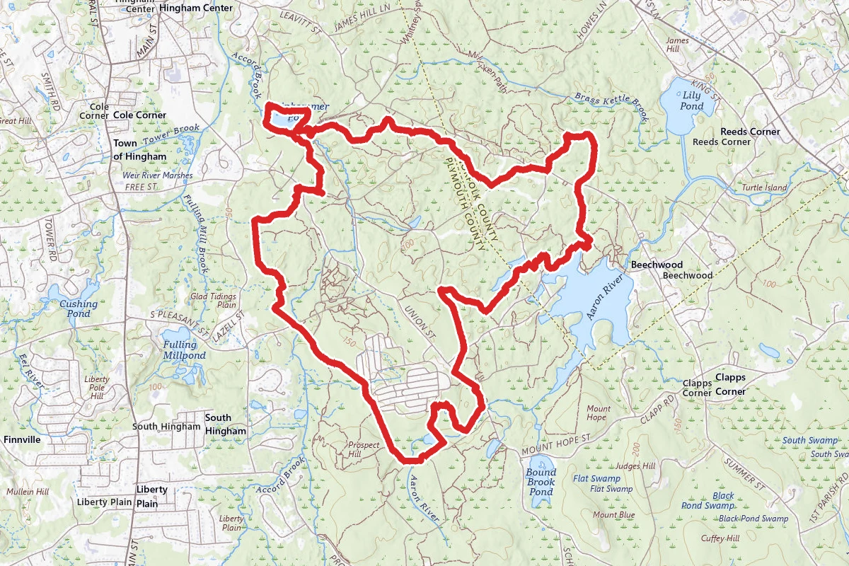 Wompatuck State Park Big Loop