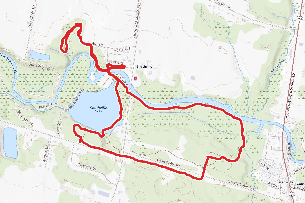 Historic Smithville County Park Trail