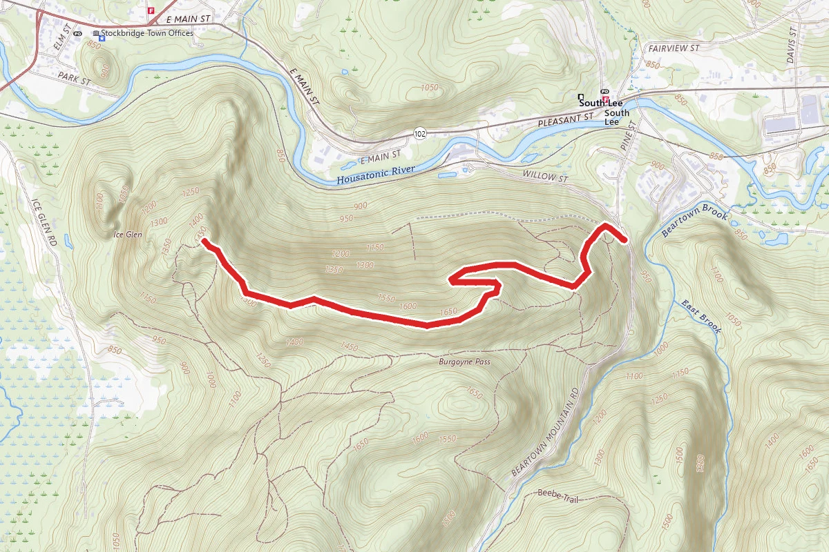 Beartown Mountain to Laura's Tower