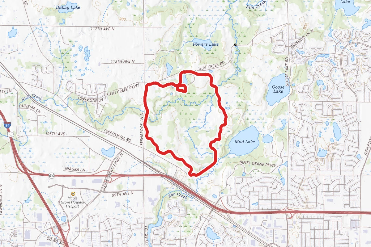Eastman Nature Center and Elm Creek Park Reserve Loop