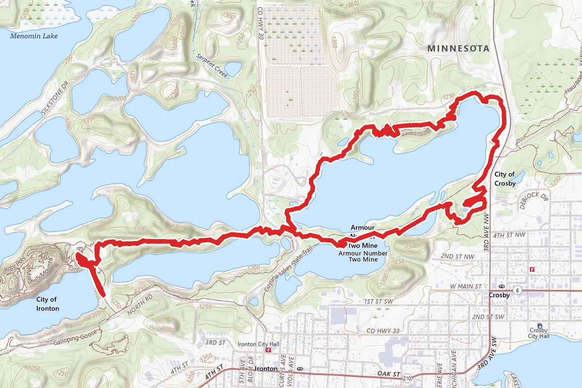Switchback to Dragline Loop