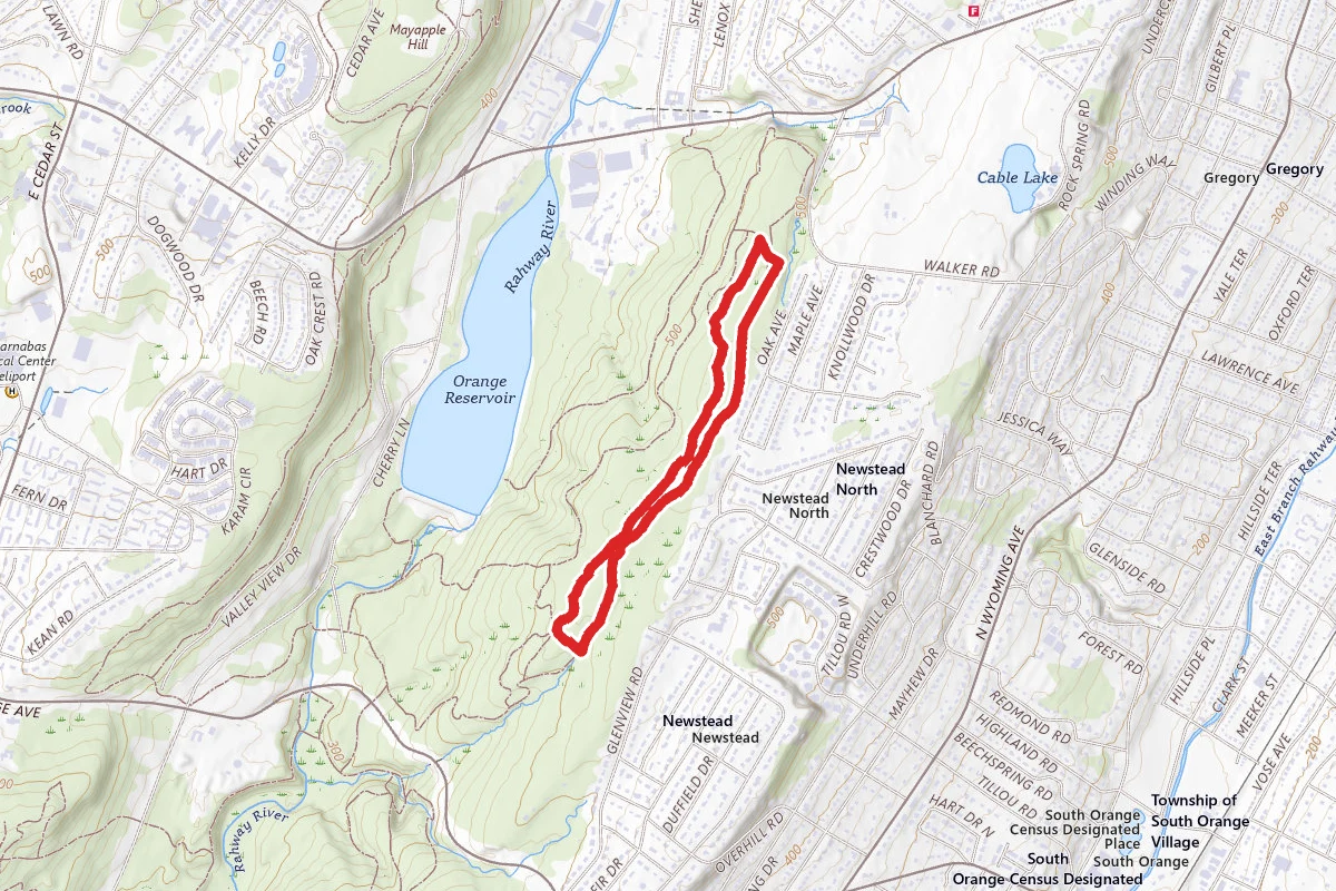 Hillspur Trail to Turtle Back Trail Loop