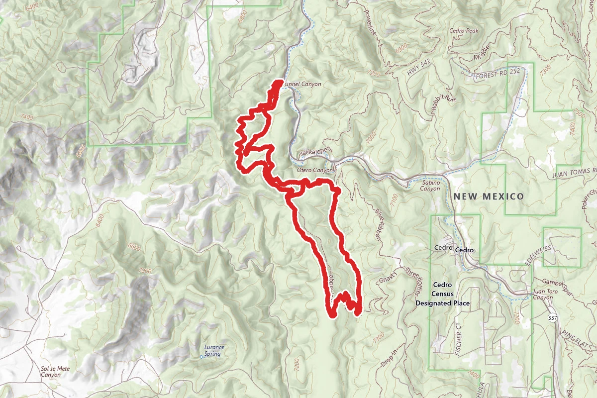 Tunnel, Otero, and Birdhouse Ridge