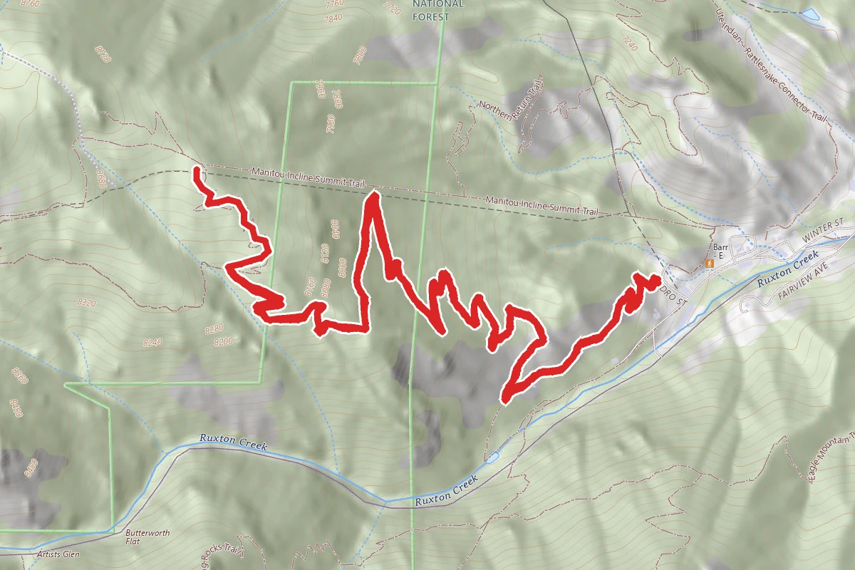 Lower Barr Trail to Eagle's Nest