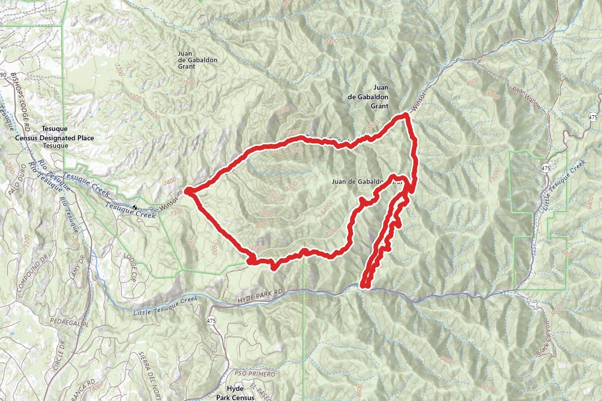 Chamisa and Tesuque Loop