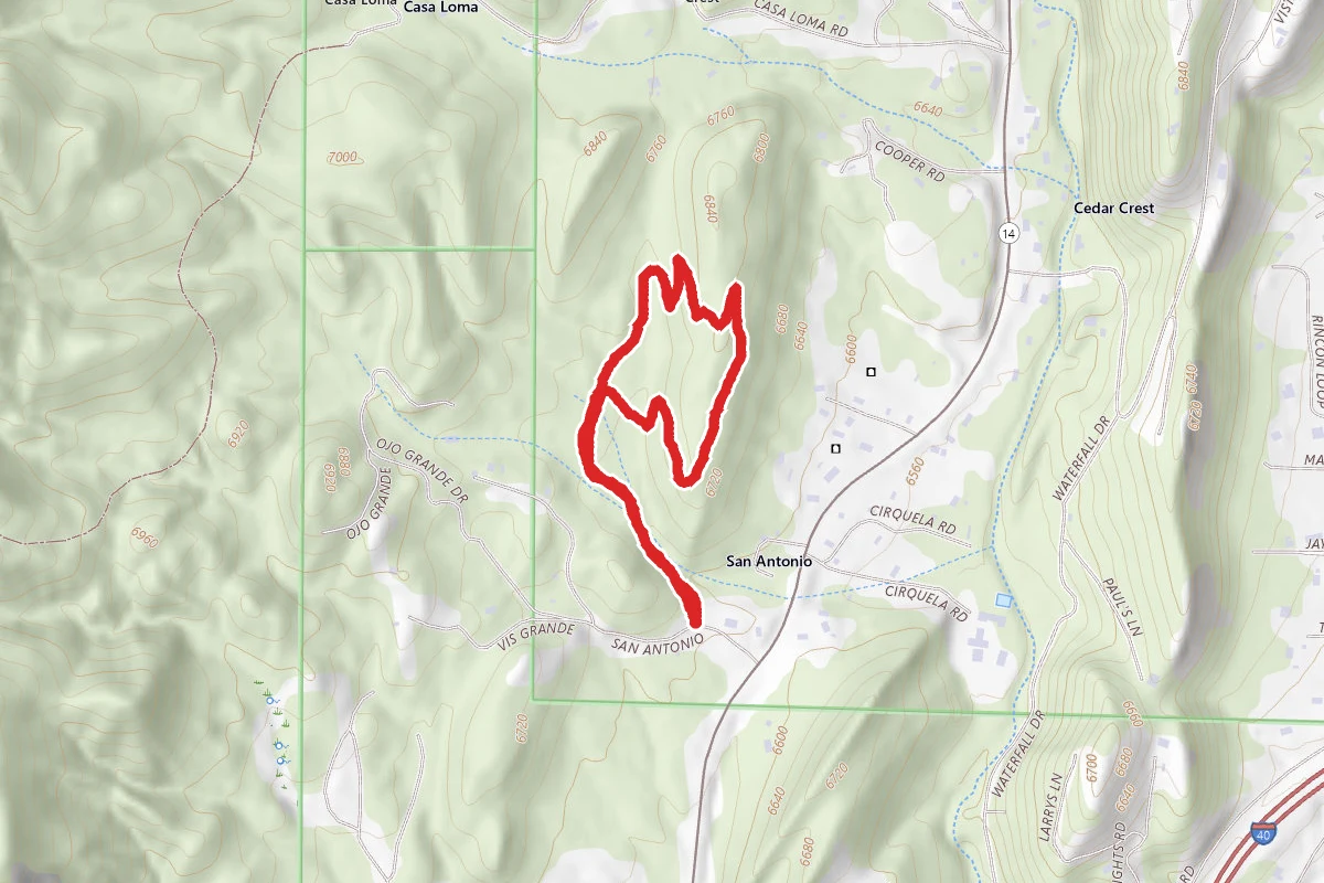 Loop Trail via Access Road