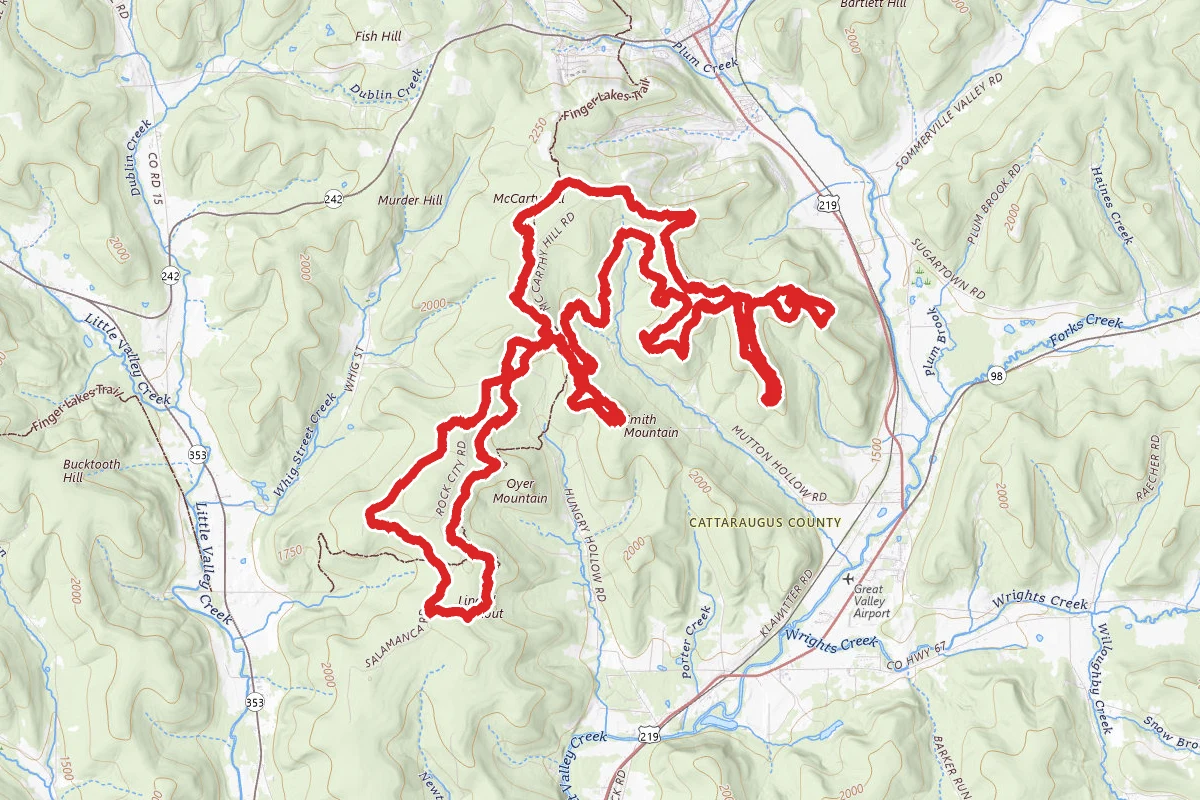 Rock City and McCarthy Hill Loop
