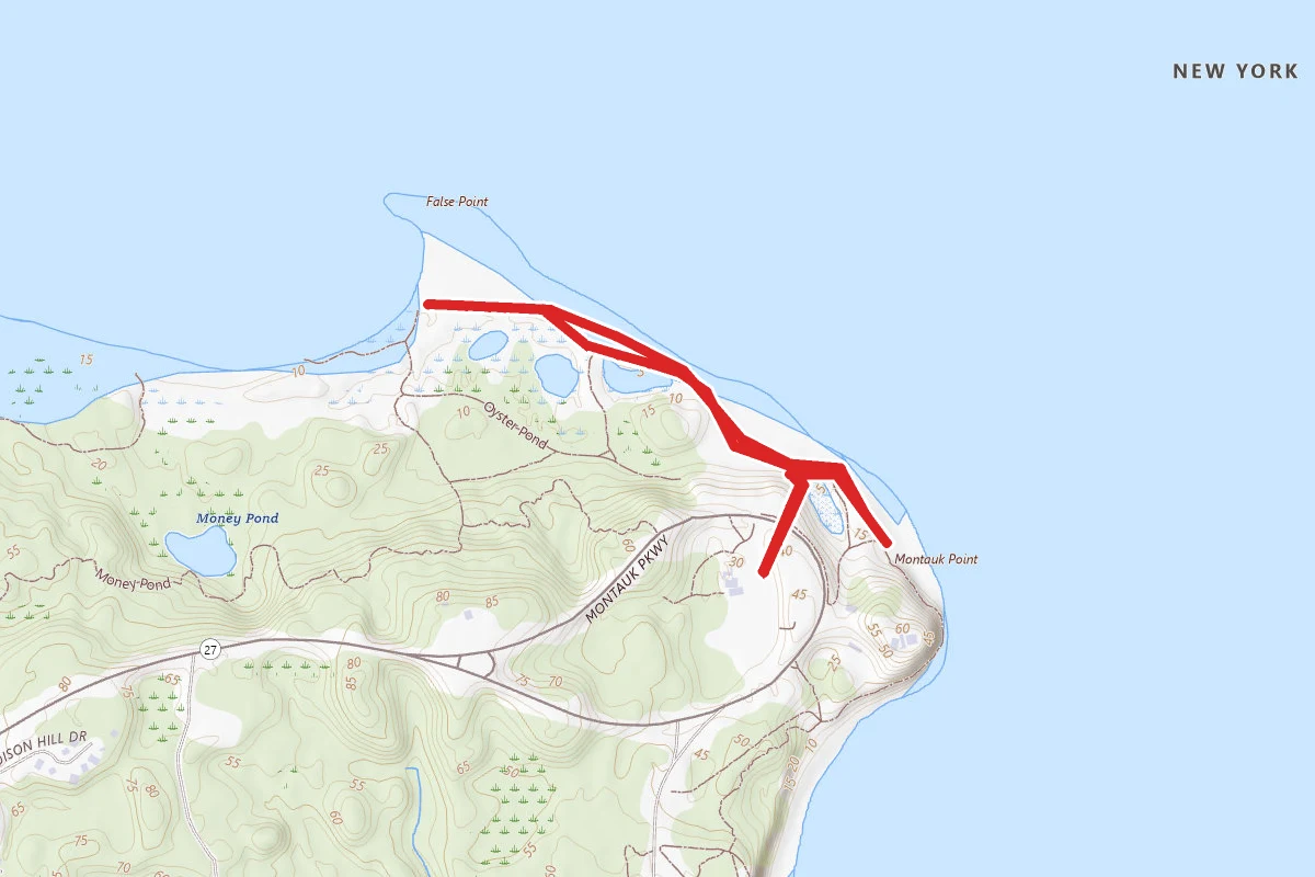 Montauk Point Beach Trail