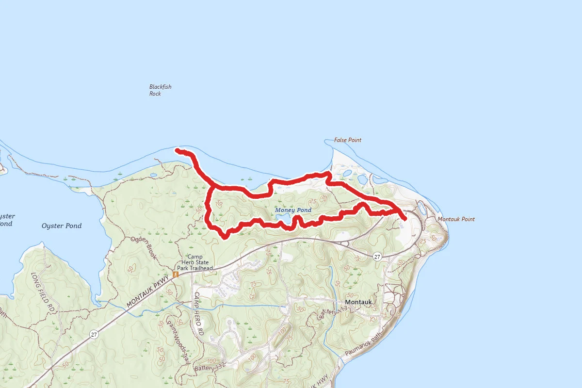 Money Pond, Seal Haul Out, and Oyster Pond Trail