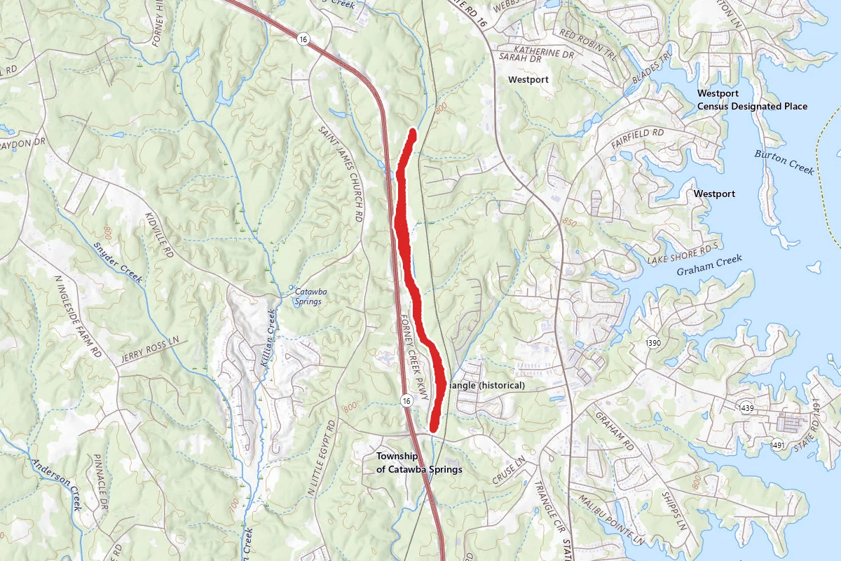 Forney Creek North and South Trail