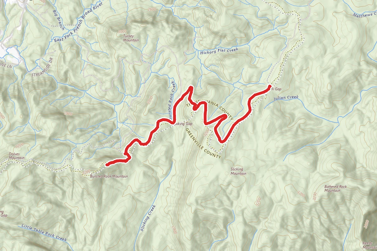 Bursted Rock Mountain