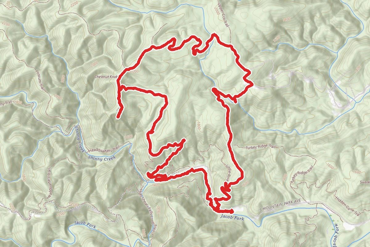 River to Chestnut Knob to Sawtooth Loop