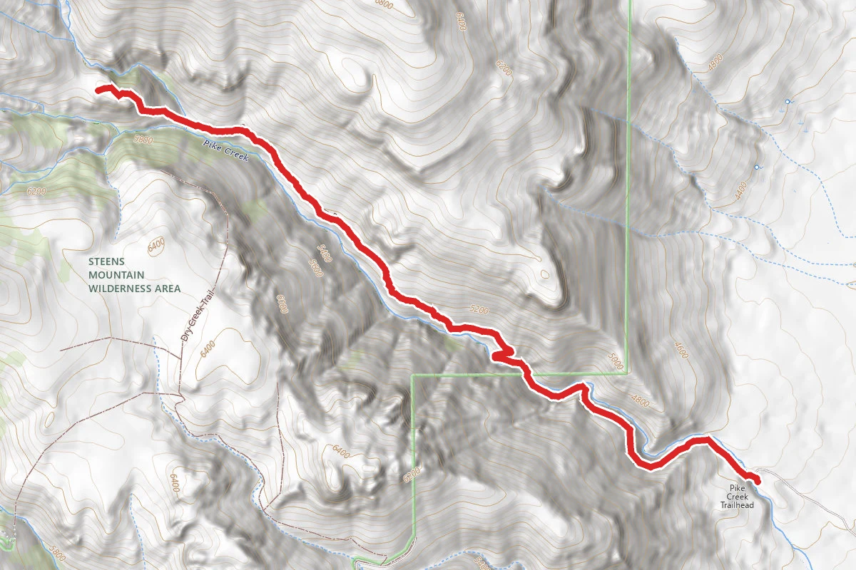 Pike Creek Canyon Trail