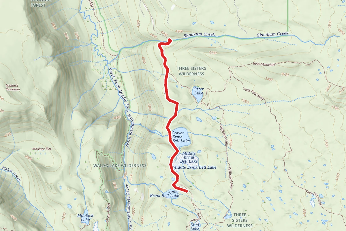 Erma Bell Lakes Trail