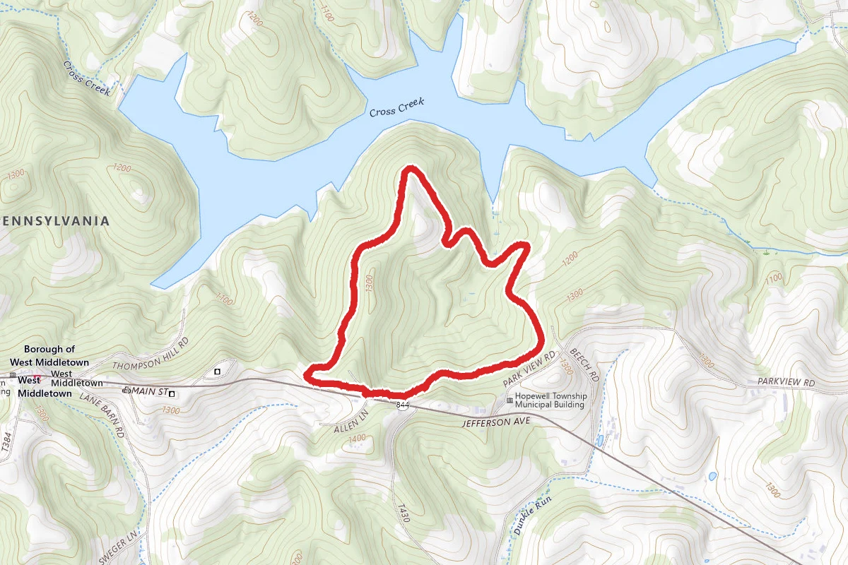 Cross Creek County Park Trail