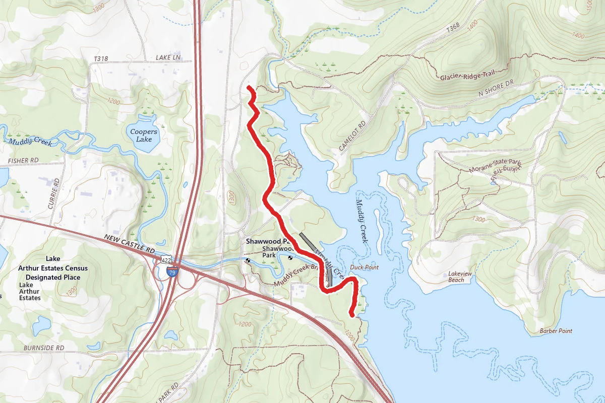 Moraine Trail and Swim