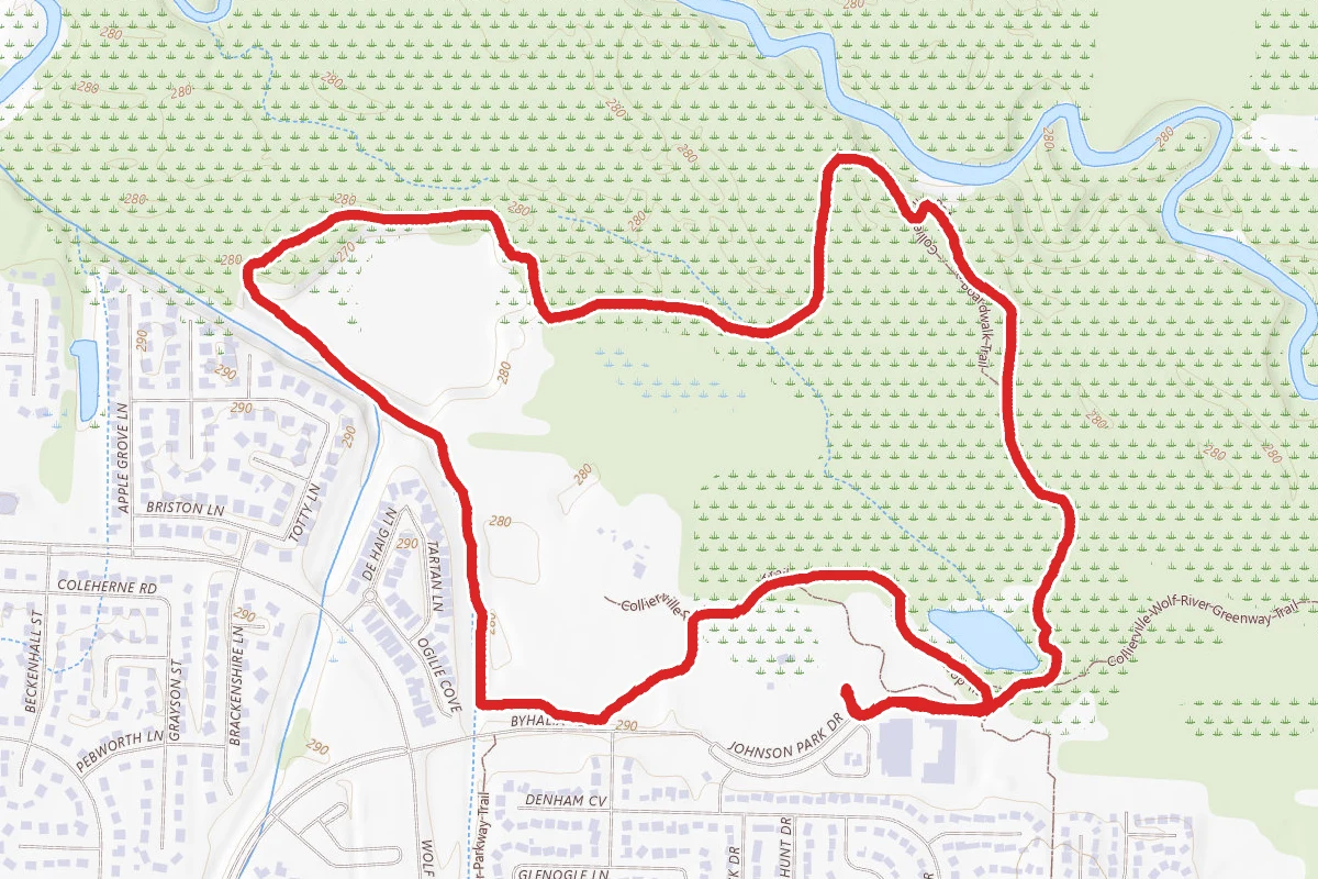 W. C. Johnson Park Reservoir Loop