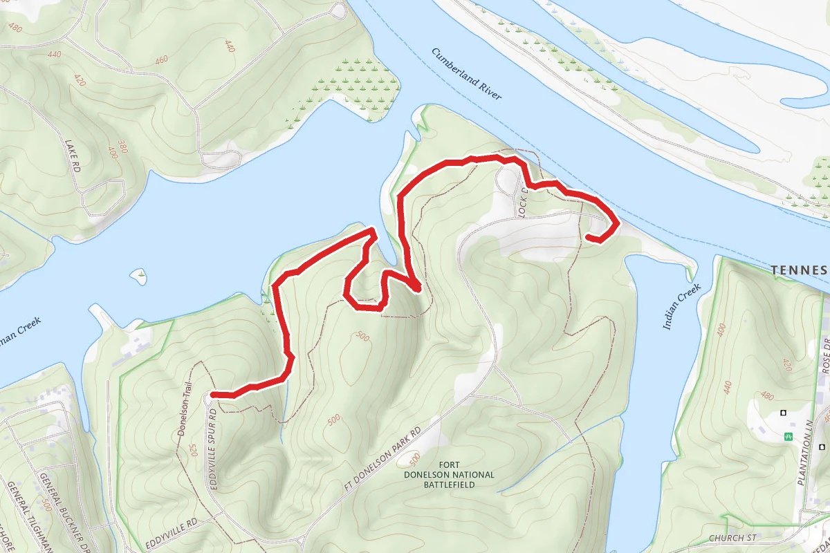 Confederate Earthworks Walk Trail