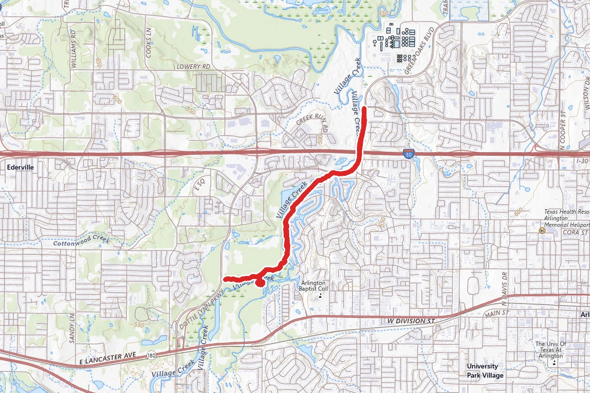 Village Creek Historical Area Trail