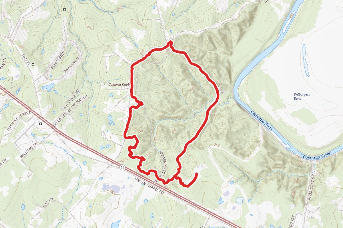 Youpon to Coyote Road Loop