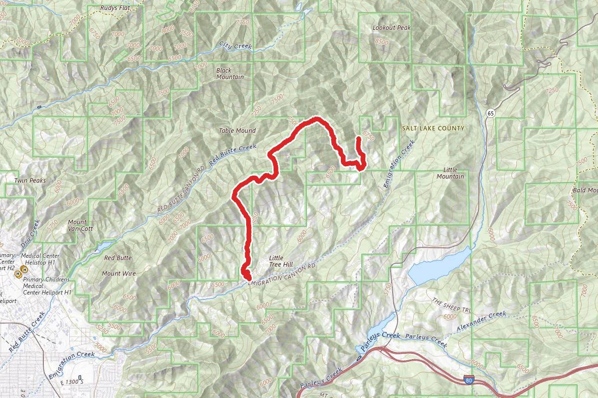 Emmigration Canyon Mine Trail