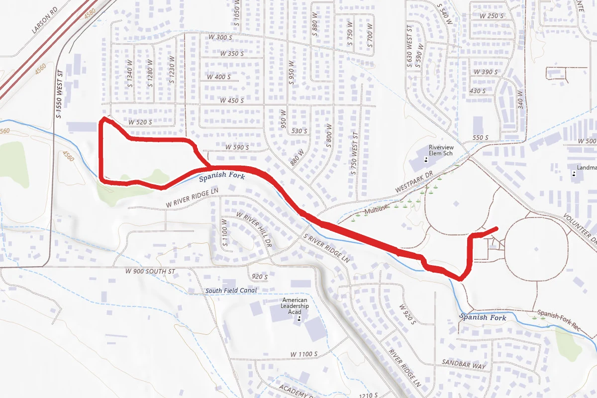 River Trail Loop from Sports Park