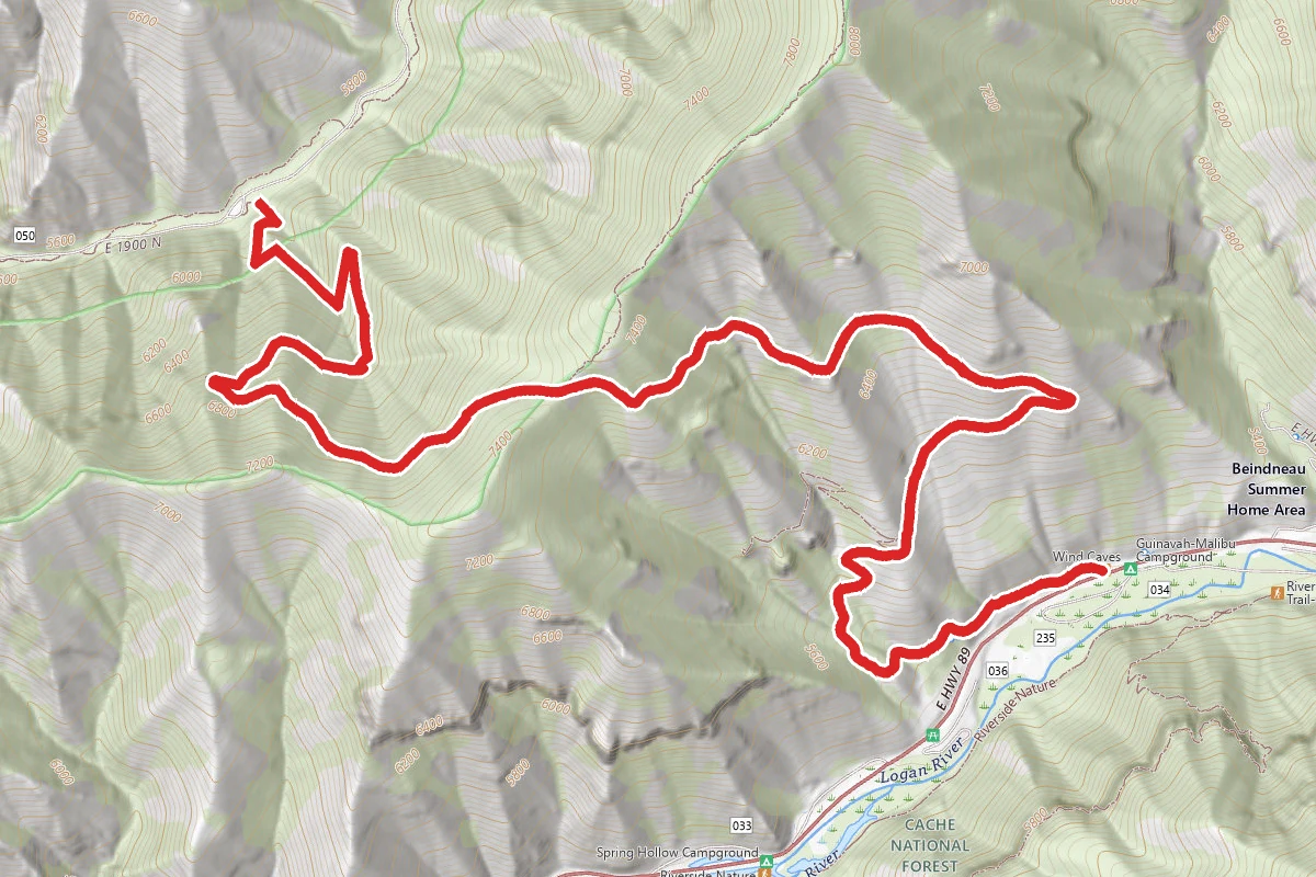 Wind Cave Trail and Preston Valley Trail
