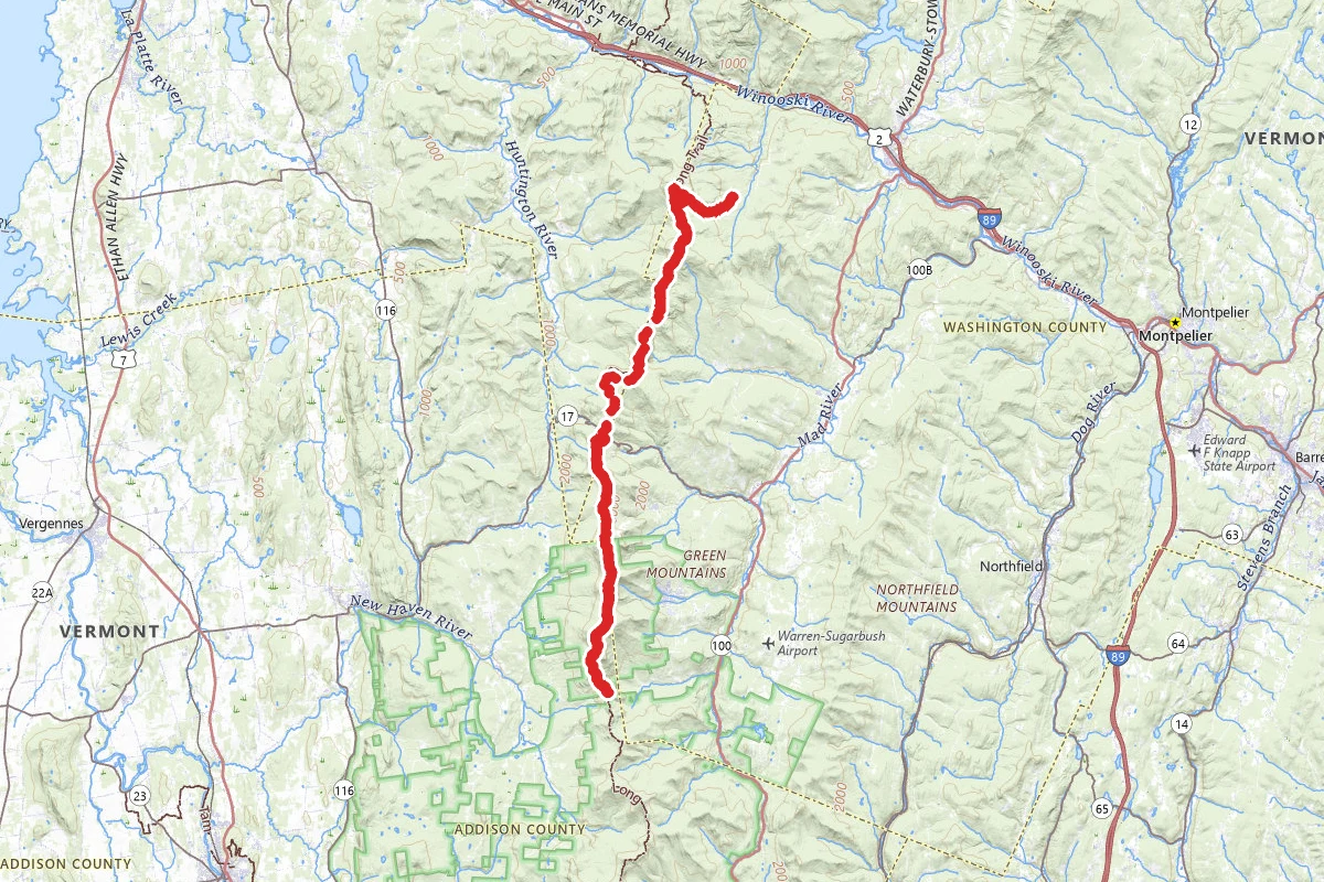 Lincoln's Gap to Camel's Hump via Long Trail