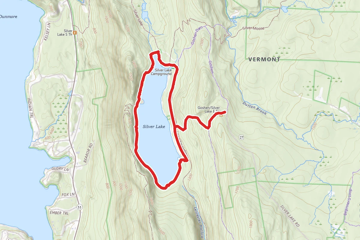 Silver Lake Loop Trail via Goshen Trail