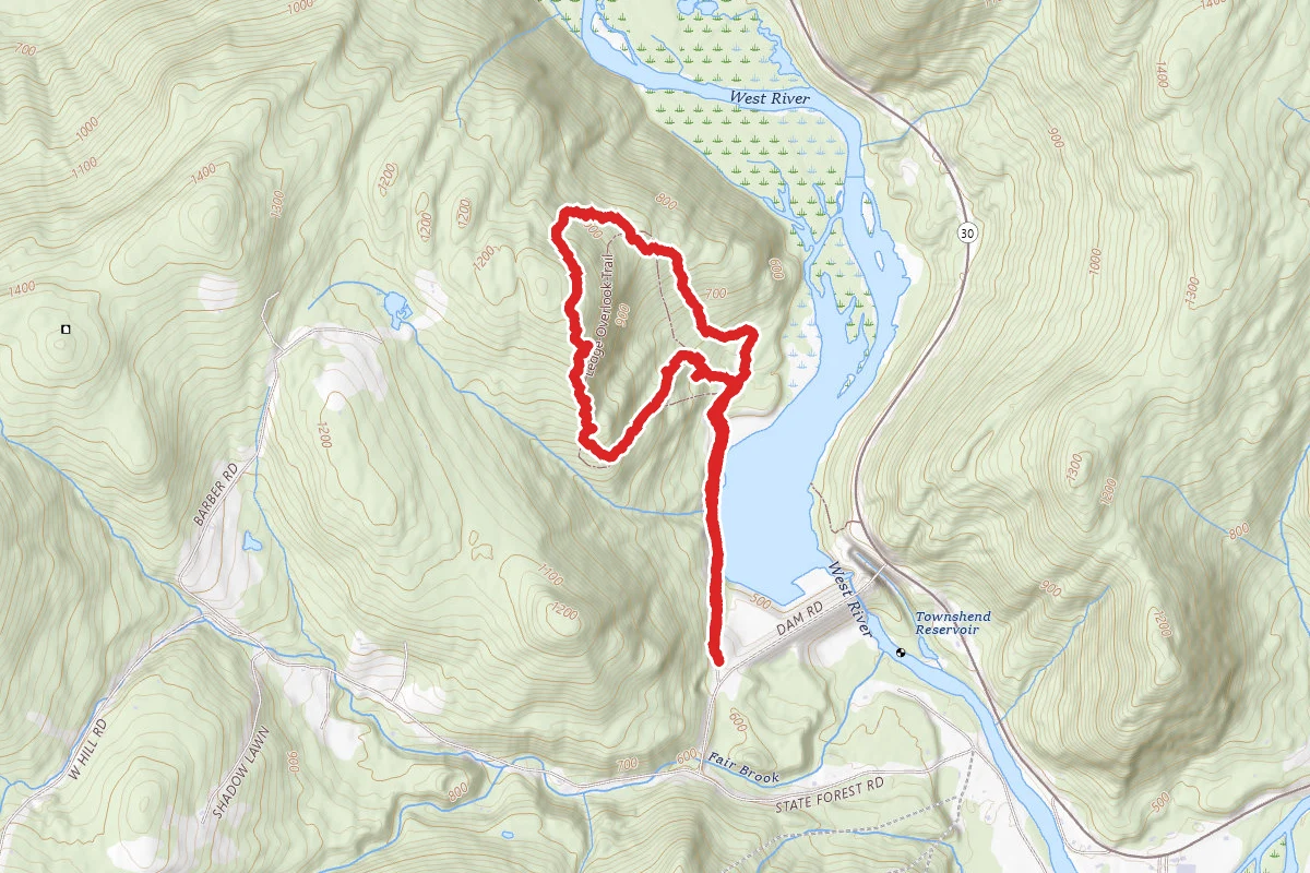 Ledges Overlook Trail