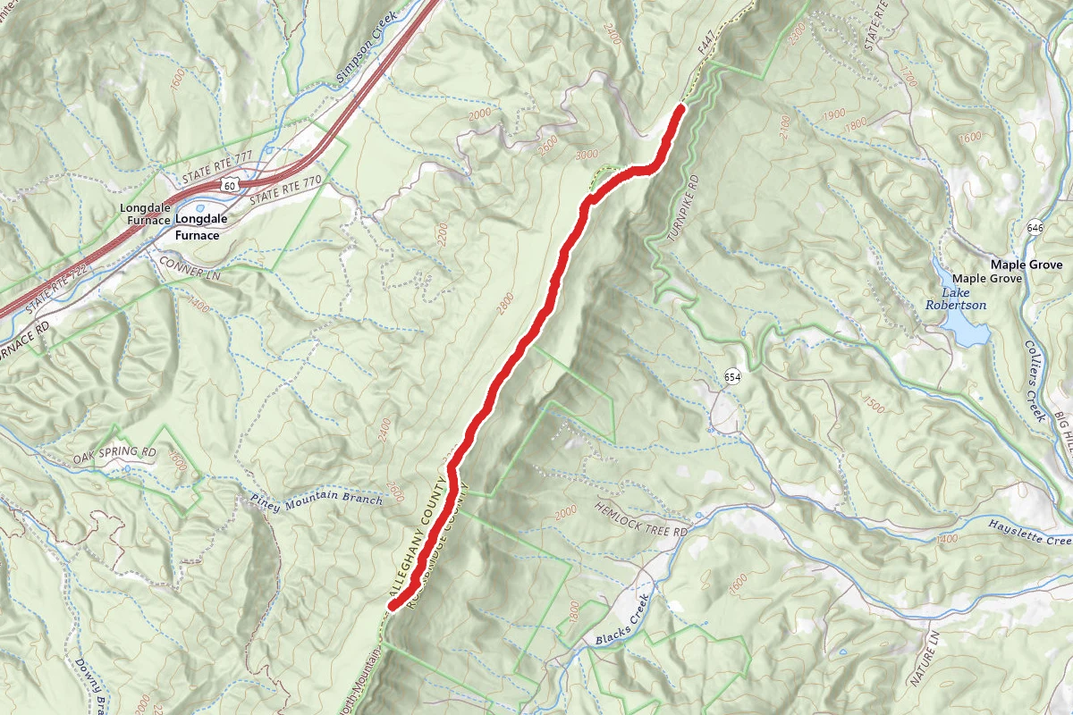 Pete’s Cave Trail